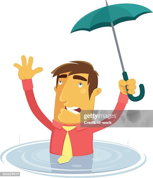 help... - puddle stock illustrations