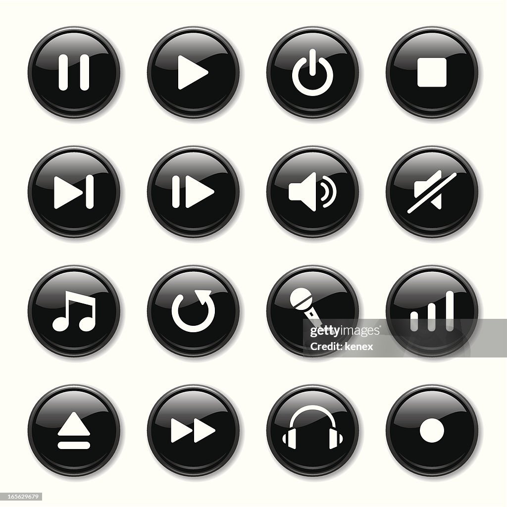 Conjunto de ícones de Comunicação Social