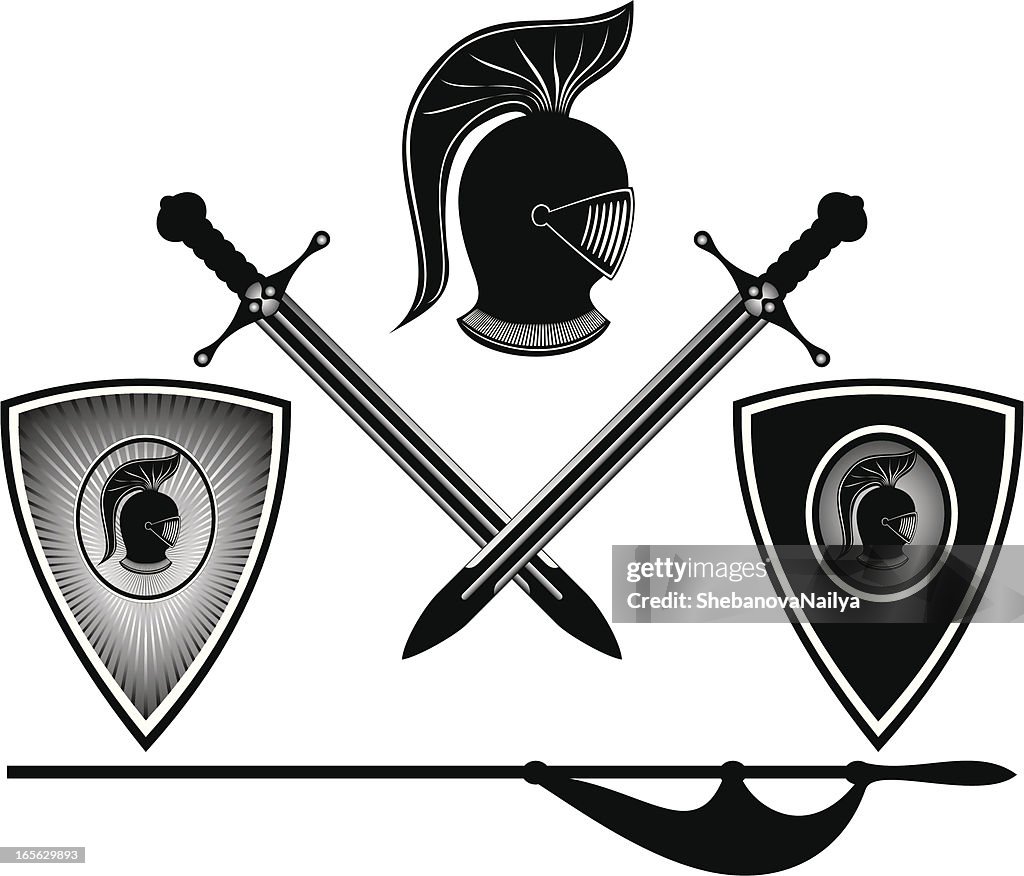 Knight sword board