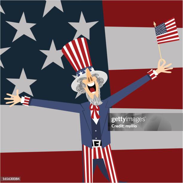 uncle sam - uncle sam stock illustrations