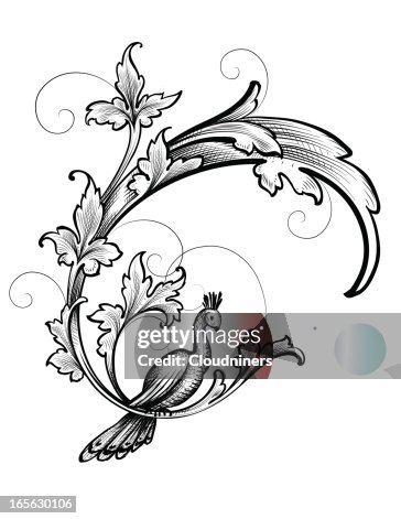 Peacock Scroll Peacock Scroll