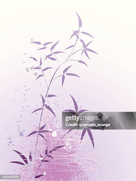 bamboo grunge - bamboo texture stock illustrations