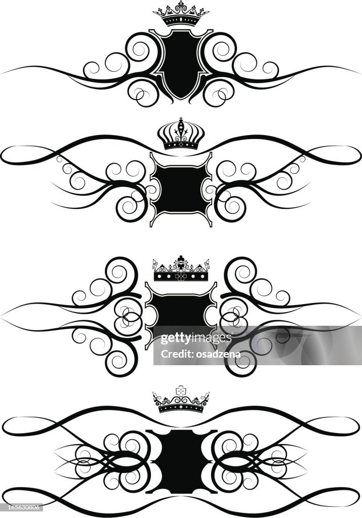 Scale Crown Pattern Pattern With Crown High-Res Vector Graphic - Getty Images
