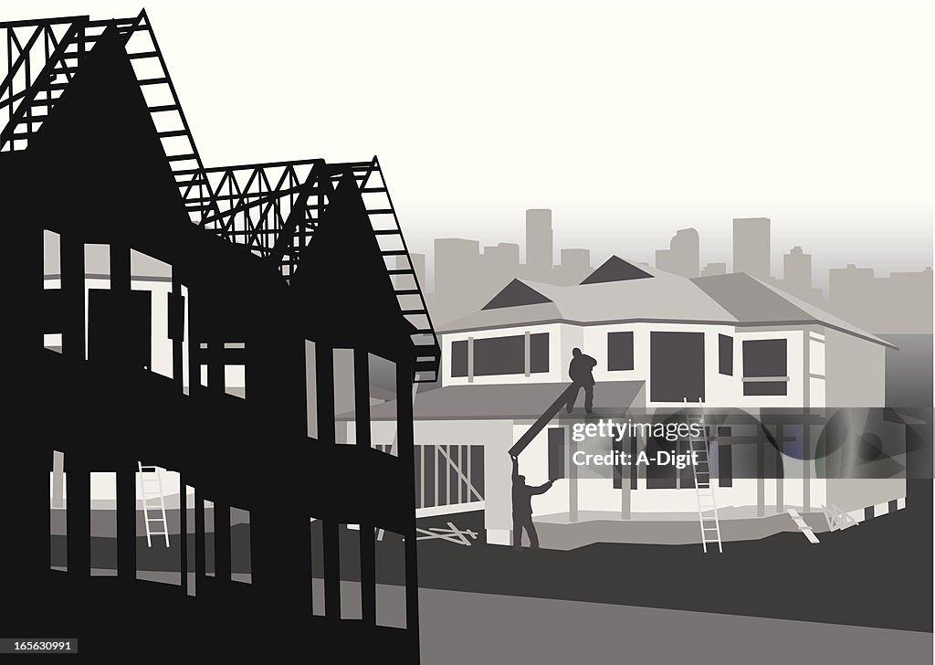 Contraction Building Vector Building Construction Vector