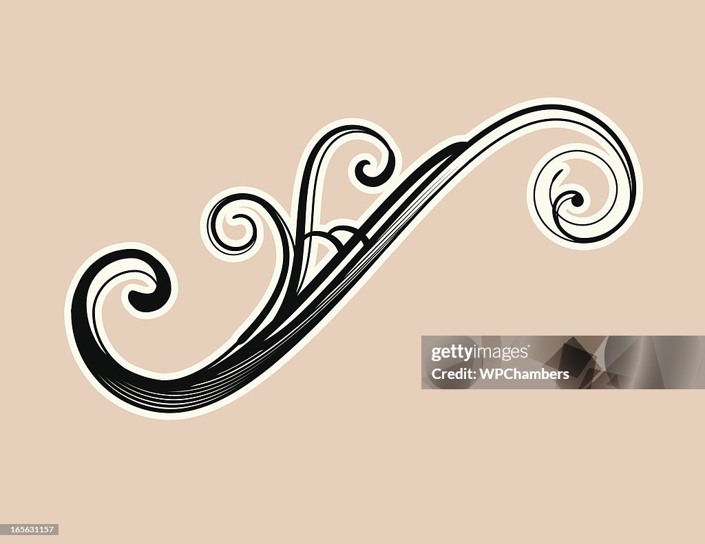 Embellishment Definition Embellishment Curve High-Res Vector Graphic - Getty Images