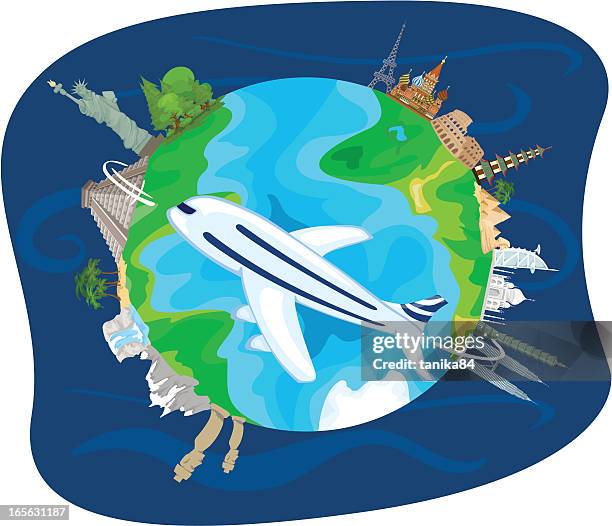 you can reach the whole world - angel falls venezuela stock illustrations