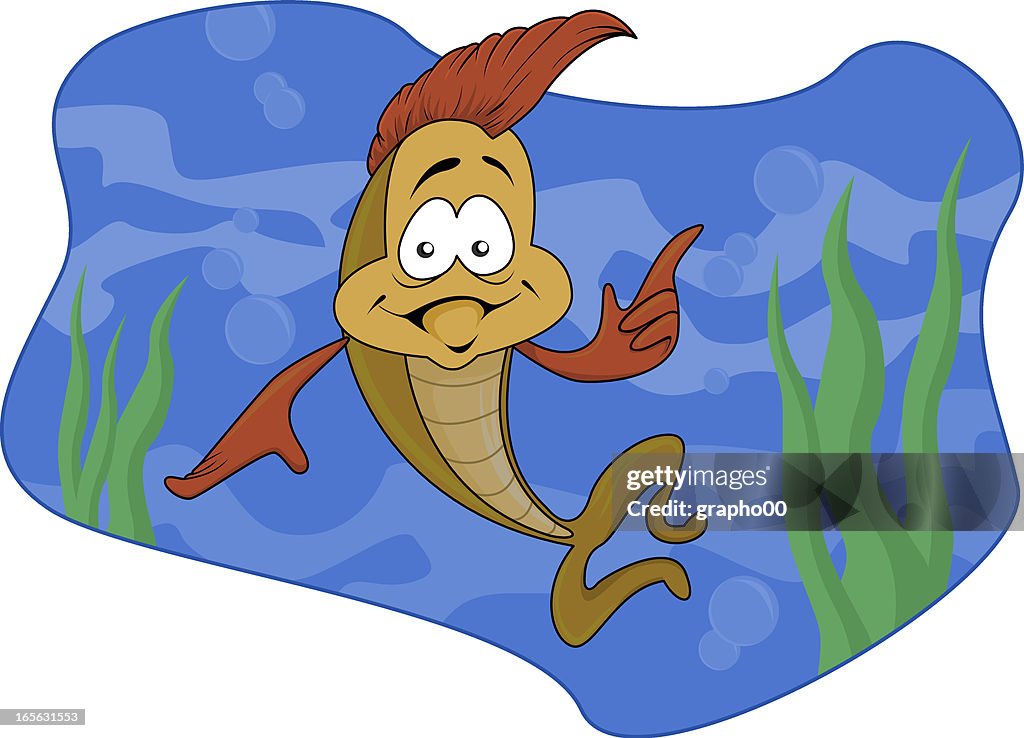 Fun Fish Graphic Funny Fish High-Res Vector Graphic - Getty Images