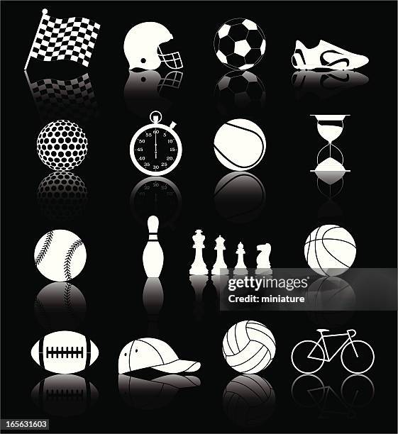 stockillustraties, clipart, cartoons en iconen met sport icons-5 - olympic peninsula