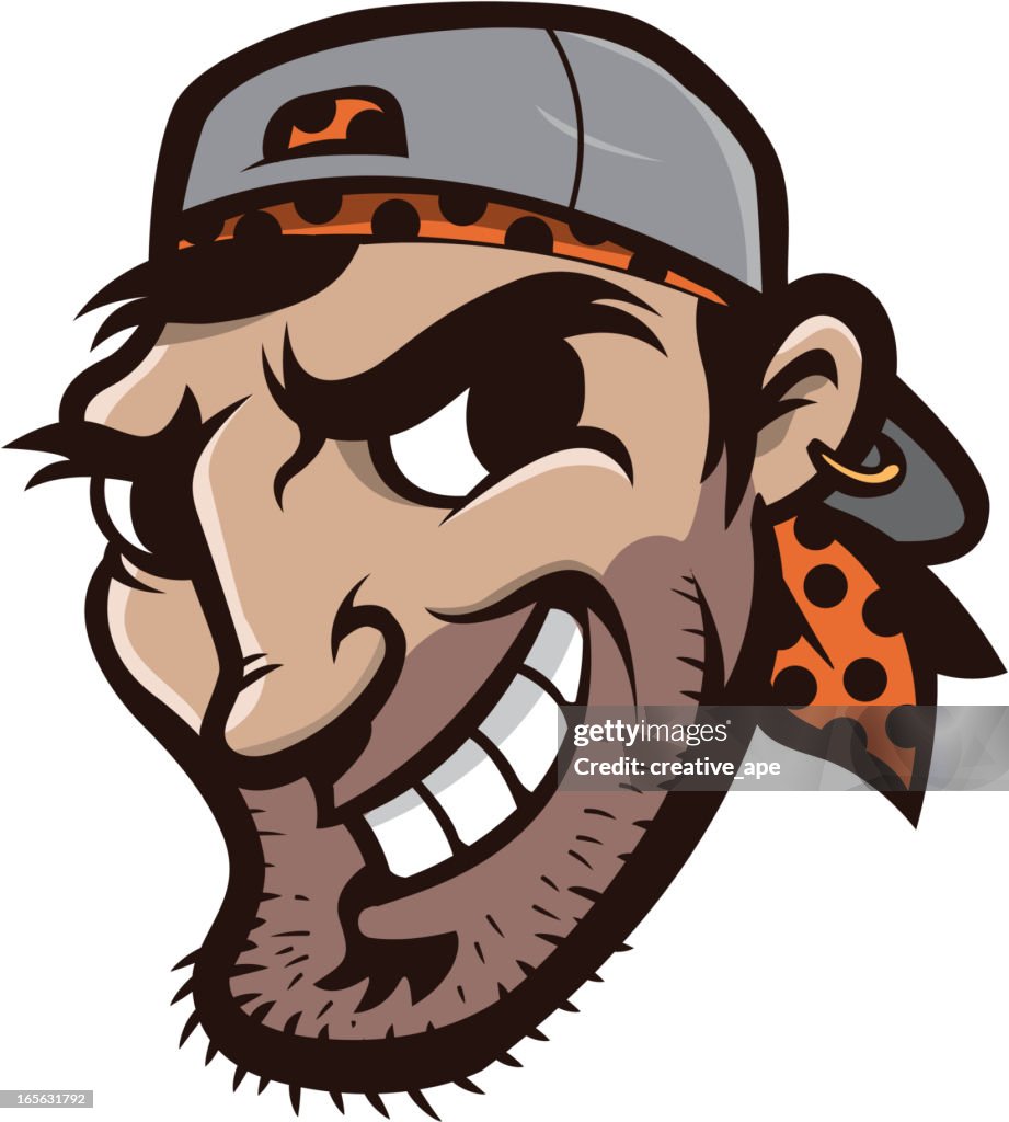 Pirate Baseball Team Mascot