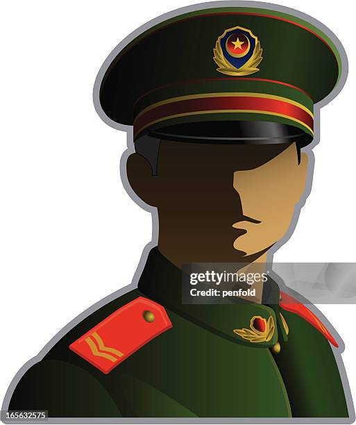 soldier - military uniform stock illustrations