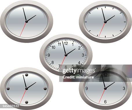 Oval clocks Oval clocks