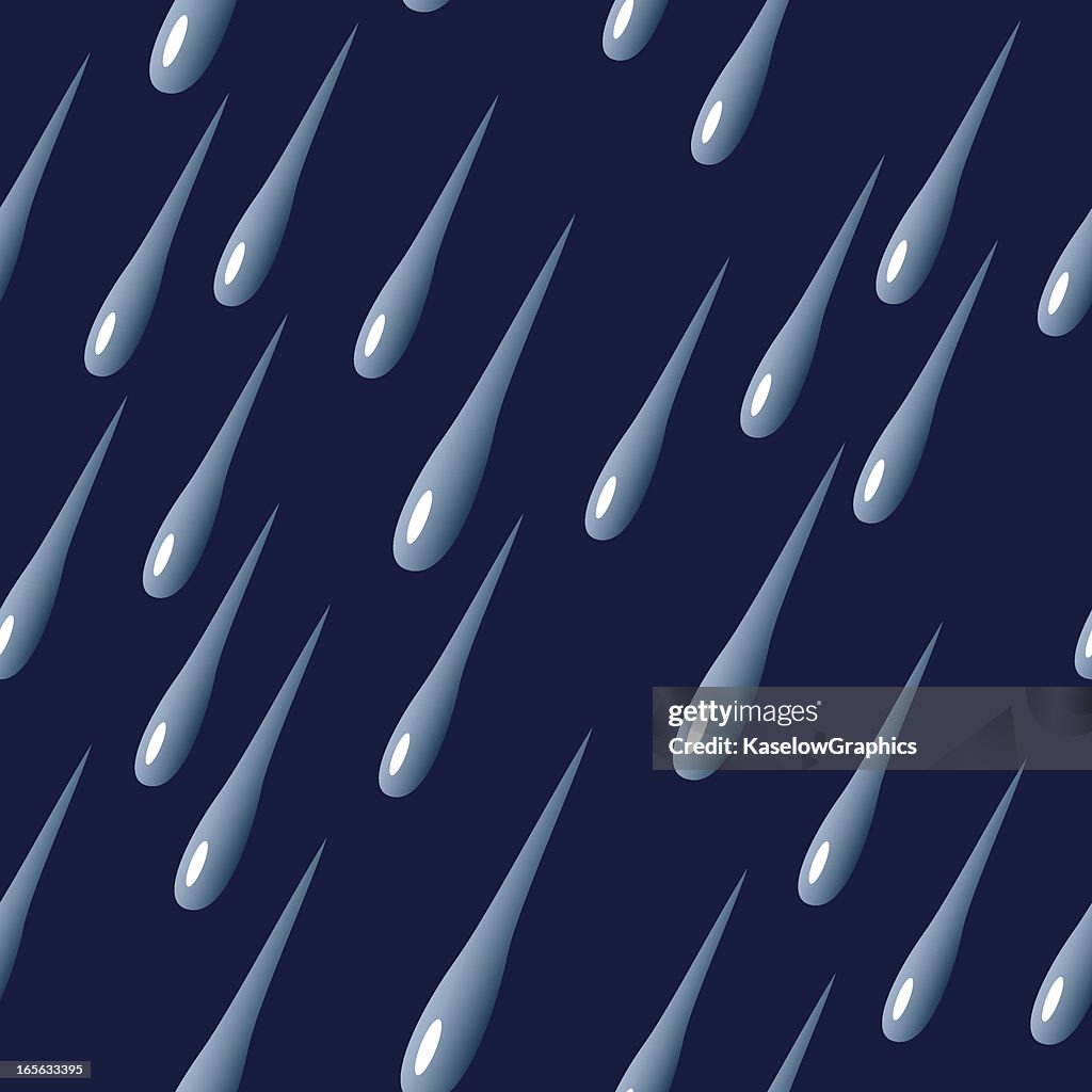 Seamless Tiling Rain Pattern
