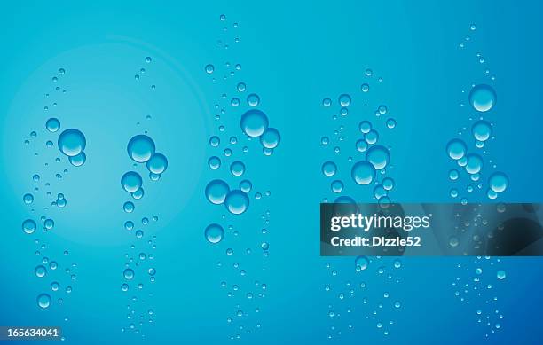 air bubbles - underwater pool background stock illustrations