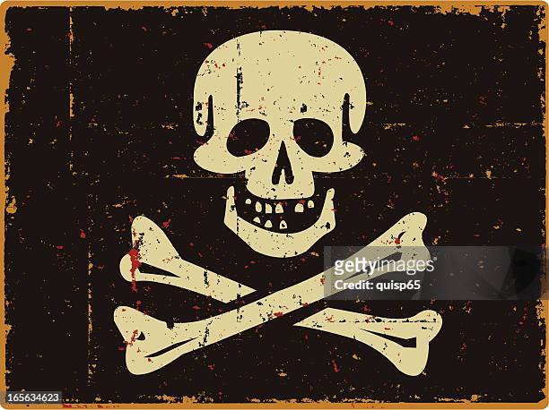 pirate flag - pirate flag stock illustrations