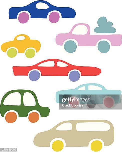 traffic - toy truck stock illustrations