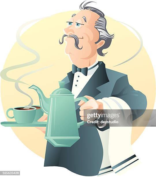 59 Butler Serving Tea Stock Photos, High-Res Pictures, and Images ...