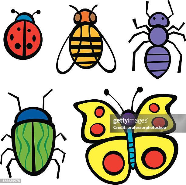cartoon bugs - ant stock illustrations