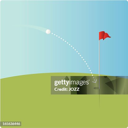Golf target Golf target
