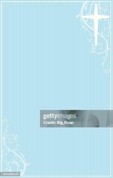 blue easter cross - easter cross stock illustrations