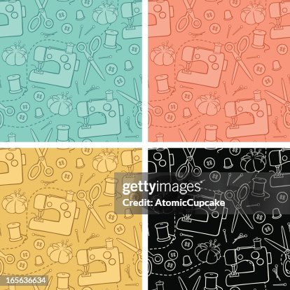 Sewing Background Pattern Sewing Background Pattern