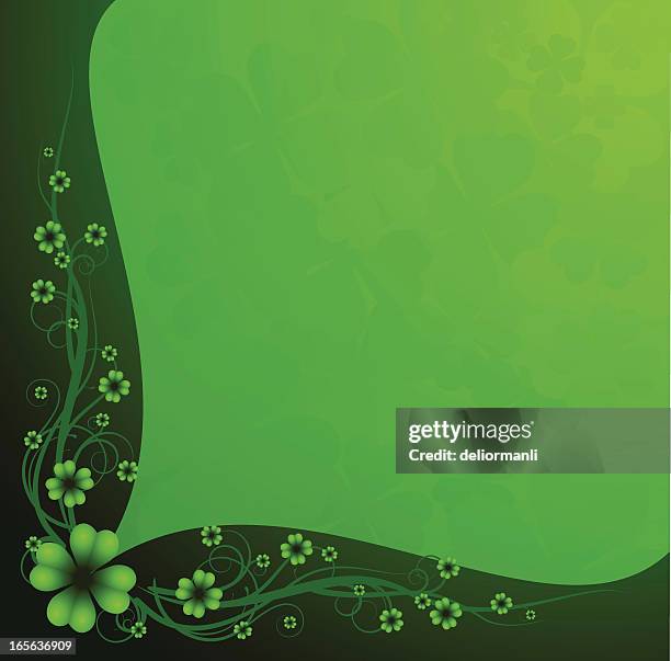 shamrock hintergrund - ehemalige irische währung stock-grafiken, -clipart, -cartoons und -symbole