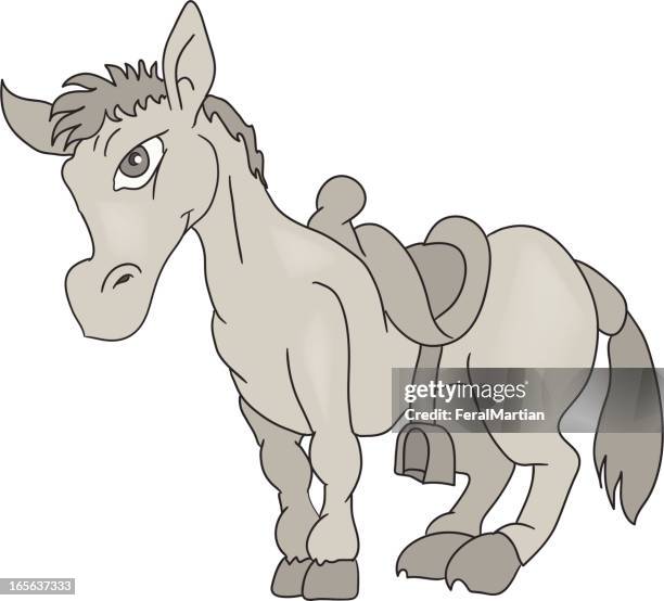Pony Saddle High-Res Vector Graphic