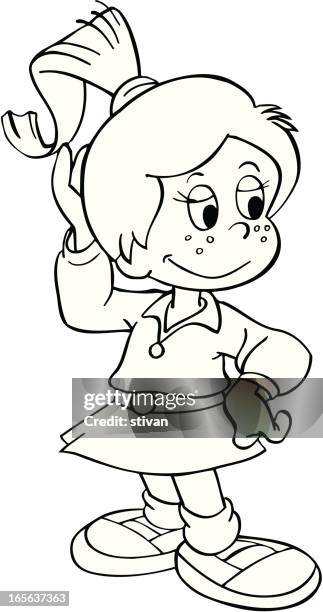 Little Girl Ponytail Cartoon High Res Illustrations - Getty Images Little Girl Ponytail Cartoon High Res Illustrations - Getty Images