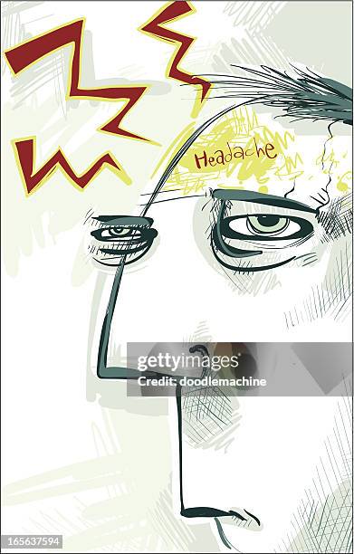 headache - headache stock illustrations