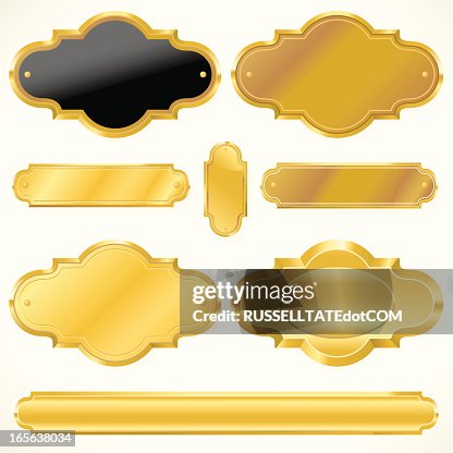 Golden Color Up Sign Golden Sign High-Res Vector Graphic - Getty Images