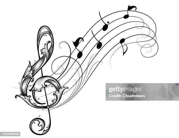Swirling Music Notes Photos and Premium High Res Pictures - Getty Images