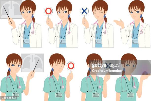 doctor or healthcare professional. - orthopedic surgeon stock illustrations