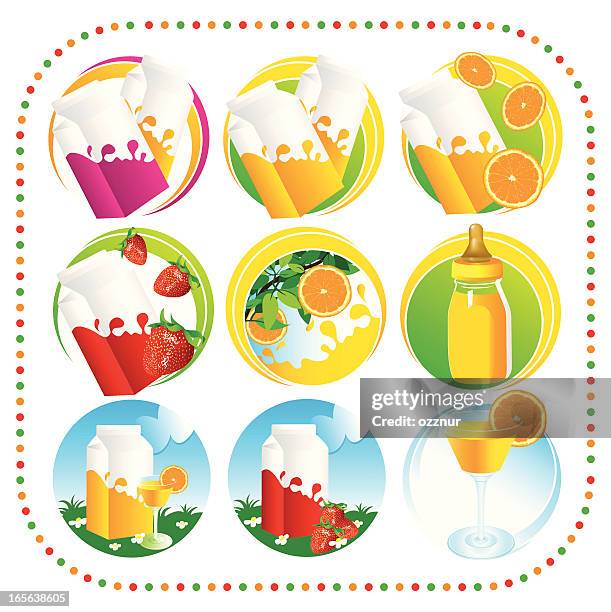 fruit juice - chandler strawberry stock illustrations