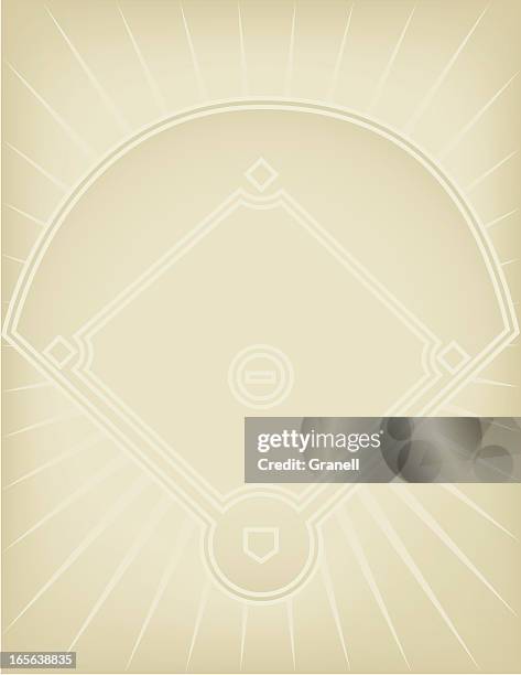 baseball diamond hintergrund - baseball diamond stock-grafiken, -clipart, -cartoons und -symbole