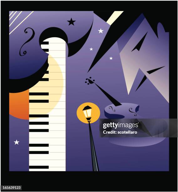 tango scene - salsa isolated stock illustrations
