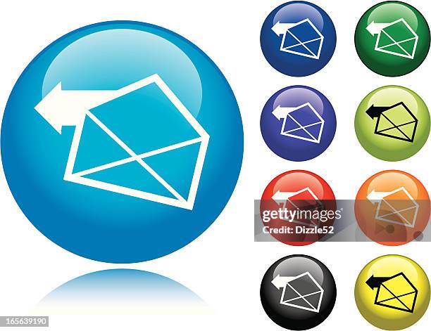 email icon - mail package envelope stock illustrations