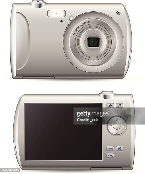 compact camera - point and shoot camera stock illustrations