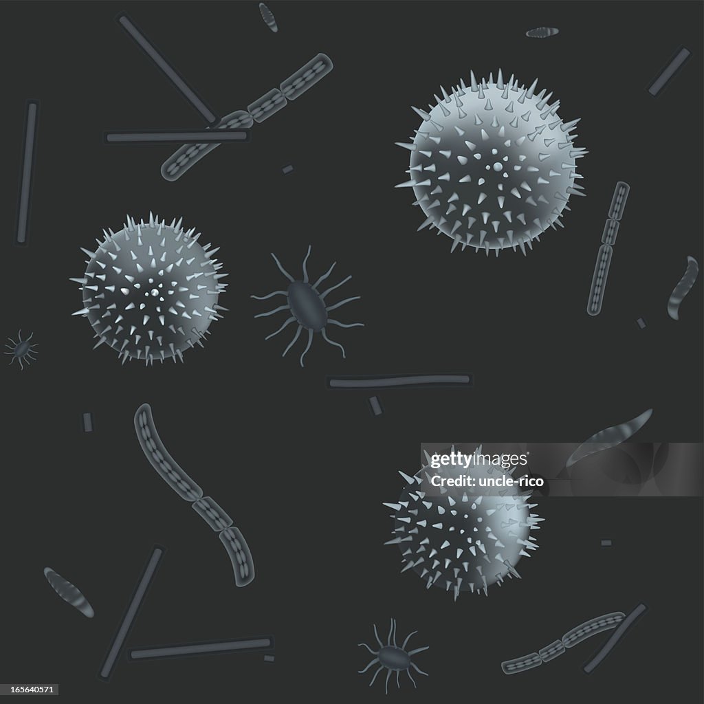 Microscope Virus Vector Virus Under The Microscope High-Res Vector Graphic - Getty Images