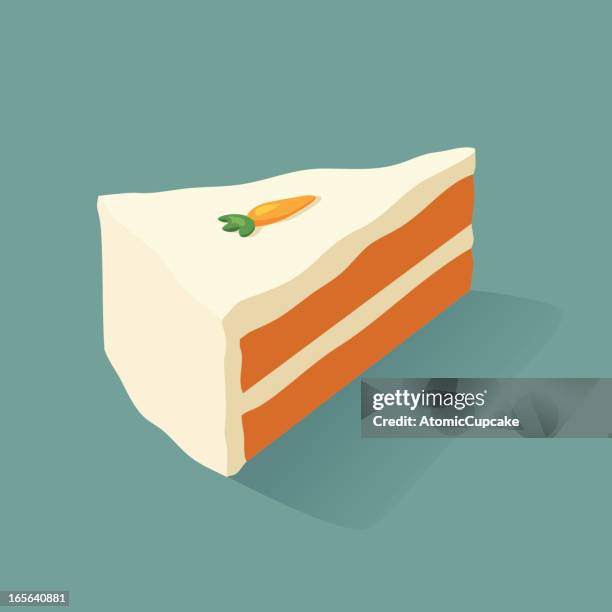 carrot cake - carrot cake stock illustrations