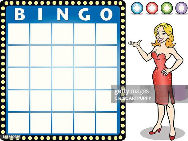 bingo-karte - bingo card stock-grafiken, -clipart, -cartoons und -symbole