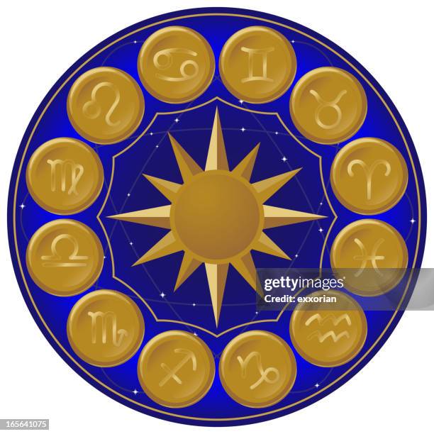 zodiac symbols - taurus constellation stock illustrations
