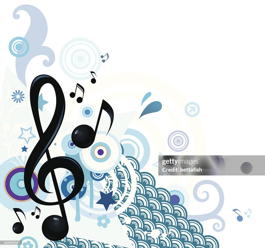 Musical Note Corner Design Music Corner Design High-Res Vector Graphic - Getty Images