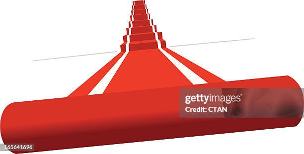 vector red carpet - carpet stock illustrations