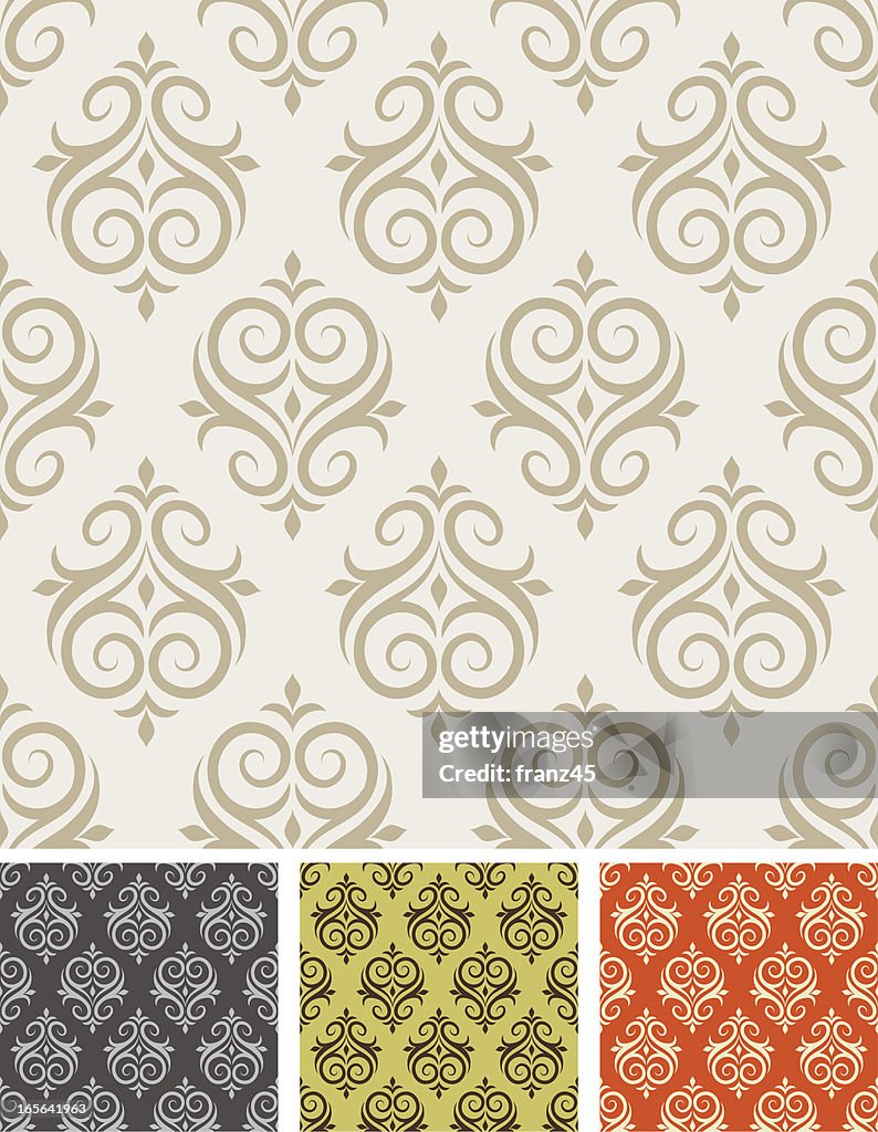 Seamless Retro Pattern Seamless Retro Pattern High-Res Vector Graphic - Getty Images