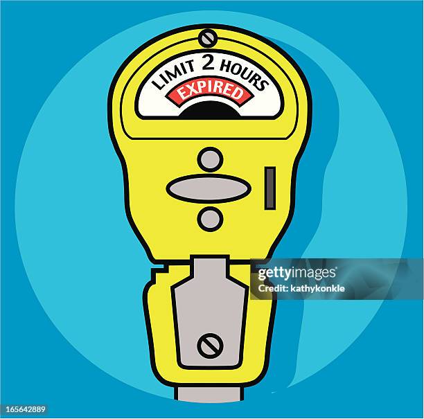 ilustrações de stock, clip art, desenhos animados e ícones de parquímetro - parking meter