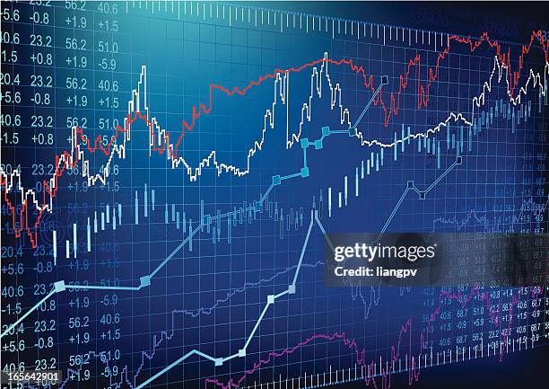 stockillustraties, clipart, cartoons en iconen met stock market - stock certificate