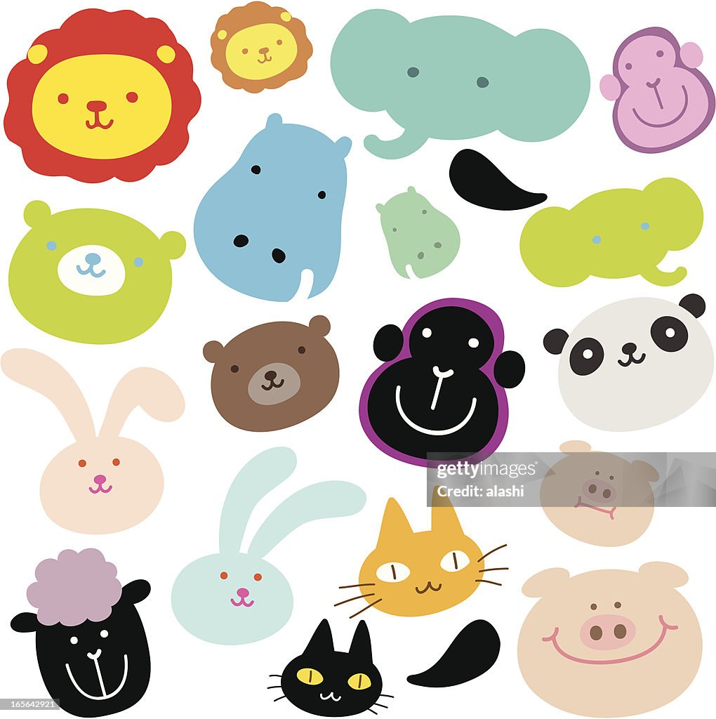 Cute Animals ( Emoticons )