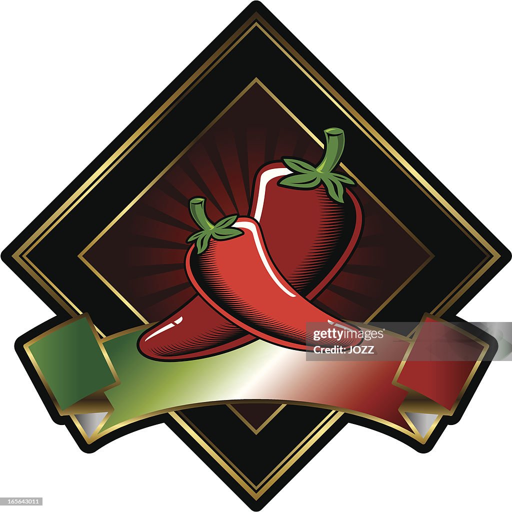 Chilli pepper insignia