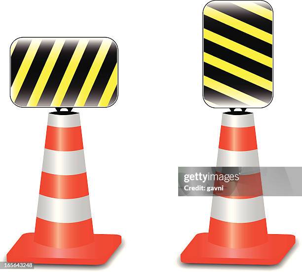 warning sign - caution tape white background stock illustrations