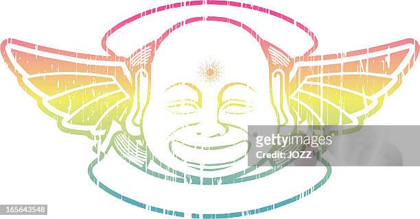 19 Laughing Buddha Cartoon High Res Illustrations - Getty Images