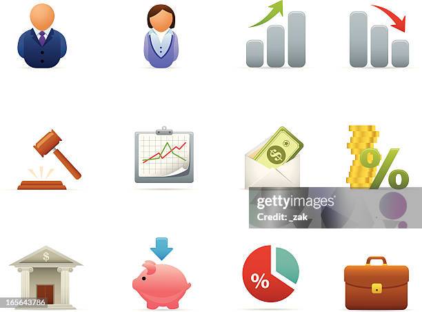 web icons (simplis series) - man profile stock illustrations